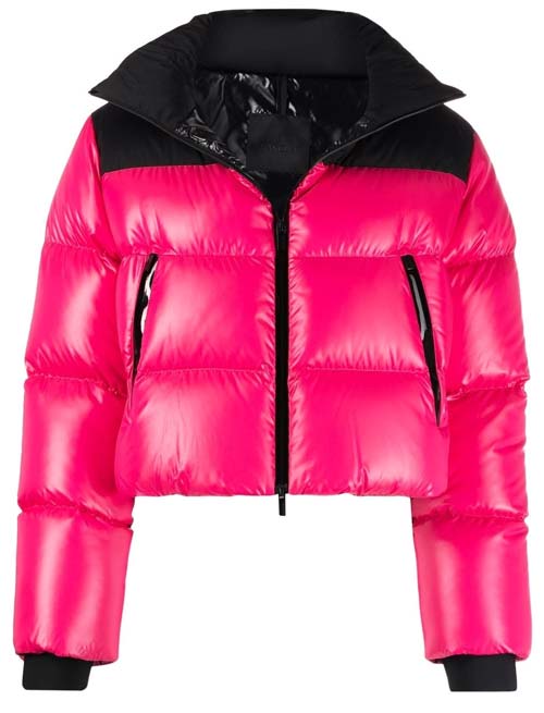 Jasione colour-block cropped padded jacket - Moncler
